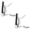 5 Core Capo Acoustic Electric Guitar 6 String Kapo Pair Quick And Easy Adjustment Classic Clip For Banjo Mandolin Or Ukulele Capotraste Para Guitarra