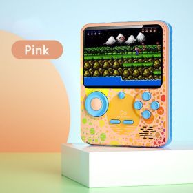 New G6 Macaron Power Bank Console; 3.5inch/8.9cm Color Screen Retro Console Built-in (Color: Pink, Items: Stand-alone)