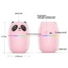 Desktop USB Mini Panda Air Humidifier & 3 Cotton Swabs