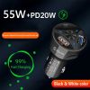 Car Charger with C type and USB